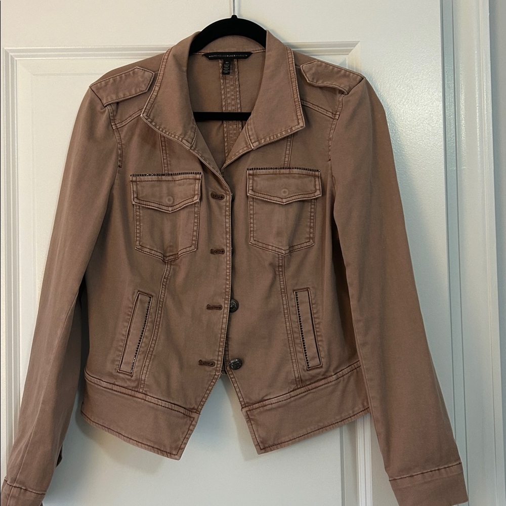 White House Black Market Beige Blazer